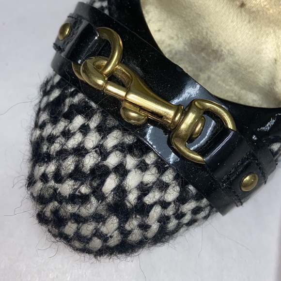 Coach knit and leather heels size 7.5 - Picture 6 of 9